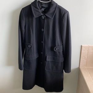 Moda International Classic Wool Coat size 6